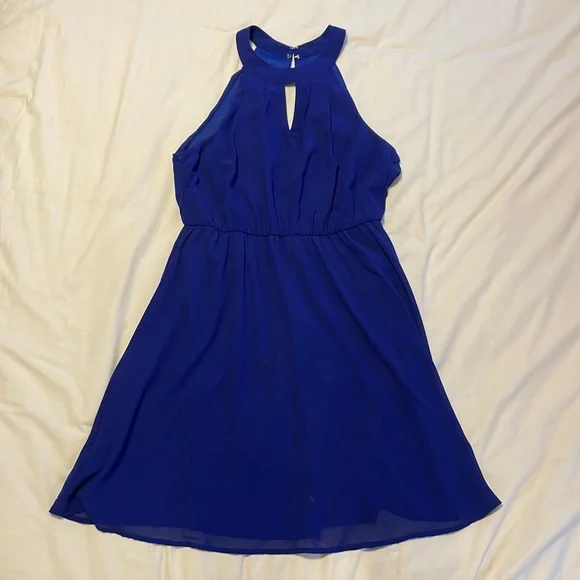 blue dress for baby girl Women's 100% Cotton Midi Tank Dress